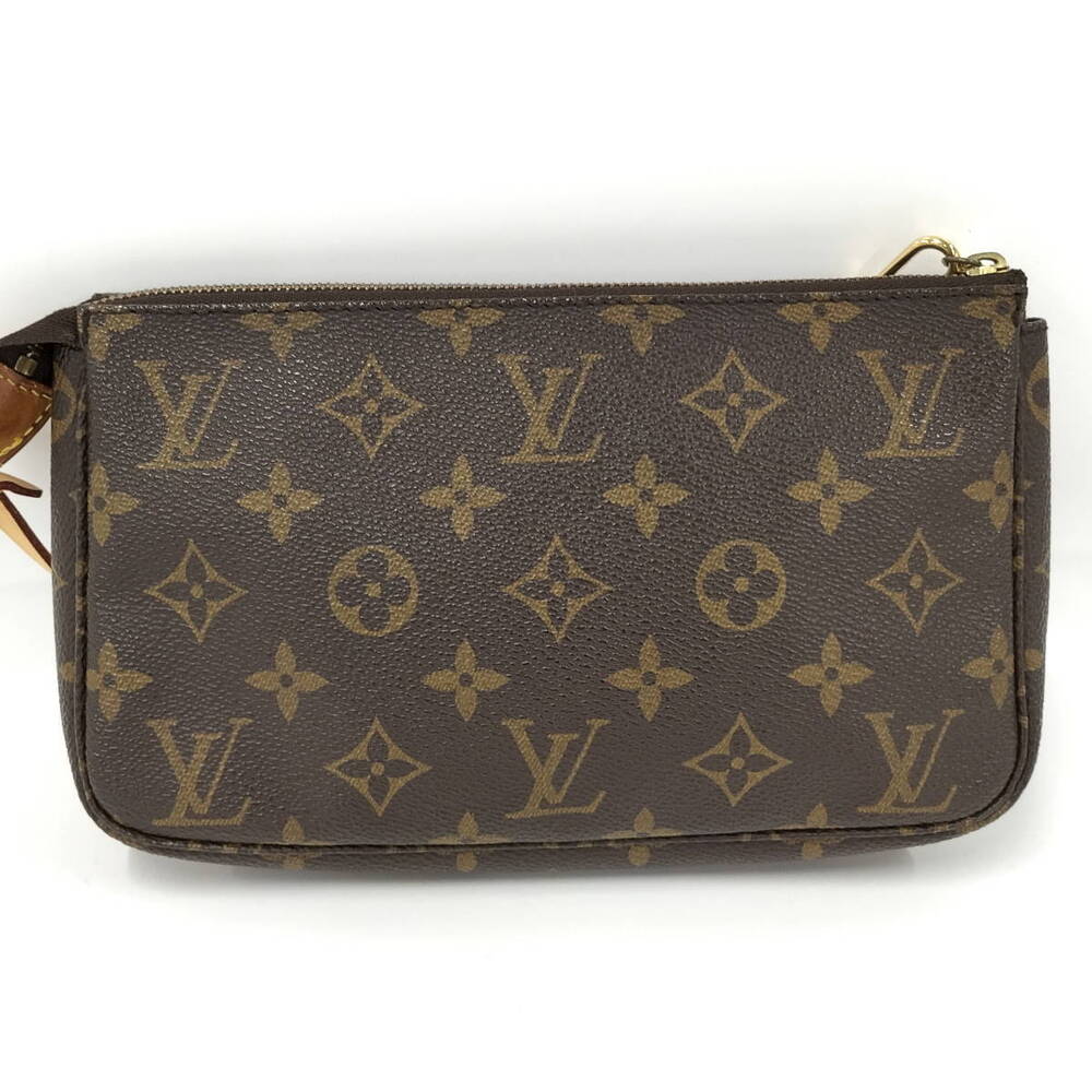 Louis Vuitton Pochette Accessoires Accessory Pouch Clutch Monogram - Picture 2 of 10